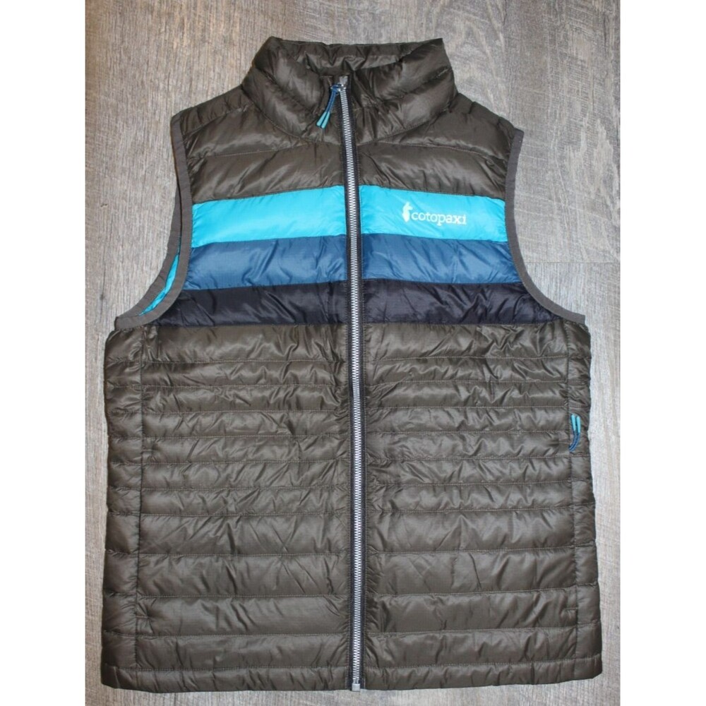 New Cotopaxi Women's Fuego 800 Down Vest Charcoal Gray Blue Sz XS $185